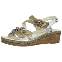 LAURA VITA Keilsandaletten in Grau | Gr.: 37