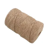 Perlin Hanfschnur 75m 2mm Braun auf Spule Natur Hanfgarn Jute Schnur für Basteln Makramee Garten Dekoration Bindeschnur