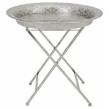 Hti-Living Beistelltisch Ø 0 x 0 cm Silber