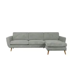 SOHO Ecksofa  Smilla , grau , Maße (cm): B: 274 H: 85 T: 156