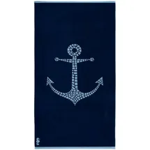 Seahorse Strandtuch 100 x 180 cm blau