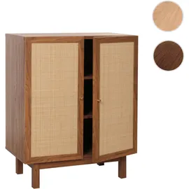 Mendler Highboard 98 x 79 x 42 cm Walnuss-Optik / Braun
