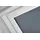 VELUX Verdunkelungsrollo DKL SK06 4581SWL Blaugrau 4581, GGU,Manuell,VELUX,weiße Schiene