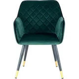 Kayoom Stuhl »Amino 525, stilvoller Design-Stuhl,samtweicher Bezug aus Velvet-Stoff«, 1 St., samtweicher Bezug, elegant, glamourös, elegante Optik