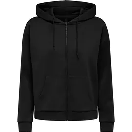 ONLY PLAY Onplounge LIFE HOOD FZ LS SWT Noos Sweatshirt-Jacke, schwarz, L EU - L