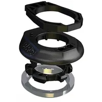 PRO Steuersatz Internal Routing IS52/28,6 | IS52/40 Tapered 1 1/8" - 1,5" - Schwarz