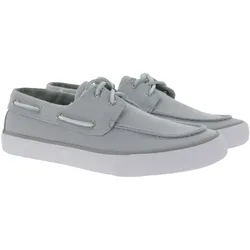 SPERRY Bahama II SC Herren Leinen-Sneaker Sommer-Schuhe Bootsschuhe STS24995 Grau - 41