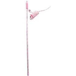 Duvoplus Cat Toy Spielangel Catchy Papiermaus - rosa