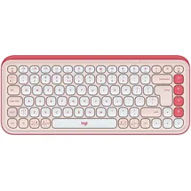 Logitech POP Icon Keys US Rosa / Offwhite