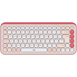 Logitech POP Icon Keys US Rosa / Offwhite
