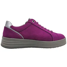 Marco Tozzi Damen Plateau Sneaker mit Schnürsenkeln Freizeit, Rosa (Grape Comb), 41 EU