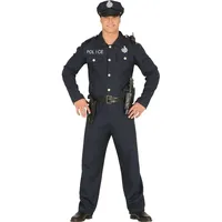 Fiestas Guirca Polizei Kostüm Herren L 52