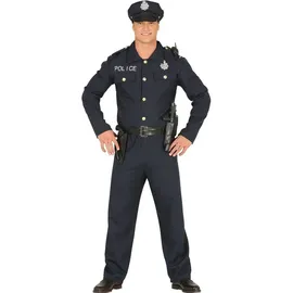Fiestas Guirca Polizei Kostüm Herren L 52