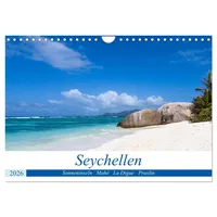 Calvendo Seychellen. Sonneninseln - Mahé, La Digue, Praslin (Wandkalender
