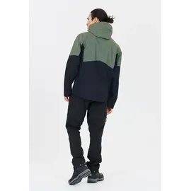 Whistler Softshelljacke "RODNEY", Herren, Gr. L, grün (grün, blau), 100% Polyester, mehrfarbig, unifarben, normal, ohne Ausschnitt, Jacken Softshelljacke, mit wind- und wasserdichter Membran