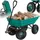 Tectake Bollerwagen Gartenwagen mit Kippfunktion grün