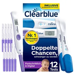 CLEARBLUE Ovulation u.Schwangerschaftstest Kombip. 12 St