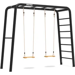 BERG PlayBase Medium TL (Holzschaukel + Holzschaukel) beige 11m2
