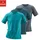 H.I.S. H.I.S T-Shirt Packung, 3 Stk. aus Baumwolle perfekt als Unterziehshirt, Gr. 4/S, dunkelpetrol, dunkelgrau, petrol, , 380458-4
