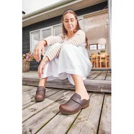 Sanita Original-Knaus Open Clog Braun 36