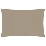 vidaXL Sonnensegel Oxford-Gewebe Rechteckig 2x5 m Taupe