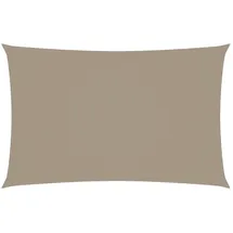 vidaXL Sonnensegel Oxford-Gewebe Rechteckig 2x5 m Taupe