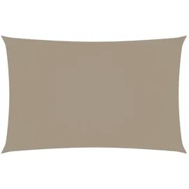 vidaXL Sonnensegel Oxford-Gewebe Rechteckig 2x5 m Taupe