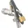 Bradas Wasserhahn mit Ventil 1/2" x 3/4" Messing vernickelt
