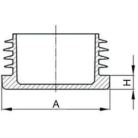 Idroweb Lamellenstopfen 40 x 60 mm