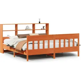 vidaXL Massivholzbett 180 x 200 cm Braun