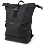 Norländer Fahrrad-Rucksack 2in1 schwarz