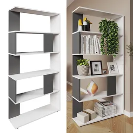 Vicco Raumteiler 5 Fächer  Weiß