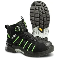 Sicherheitshalbstiefel EXALTER 9945, S1P SRC HRO ESD, Größe 44 - schwarz - 44