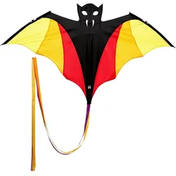 Kinderdrachen Benny Fledermaus (bunt), Einleiner - flugfertig inkl. Schnur 120 CM