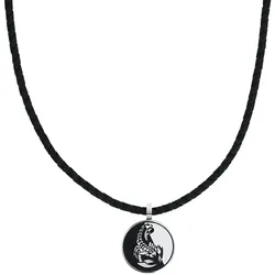 amor Kette mit Anhänger Schwarz 
