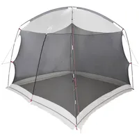 VidaXL Camping-Mückennetz mit Tür Grau 6 Personen Wasserdicht