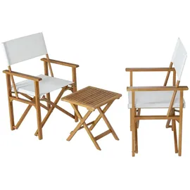 casa.pro Bistroset Capistrello 3-tlg. Weiß
