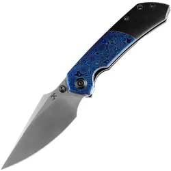 Kansept Fenrir Satin CPM-S35VN Black Stonewashed Titanium + Timascus K1034A7