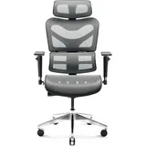 Diablo Chairs V-Commander Netzstoff Schwarz/Grau