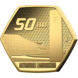 1 Unze Gold-Gedenkmünze „Lamborghini“