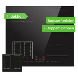 Bosch Herdset Backofen Teleskopauszug + Induktionskochfeld schwarz