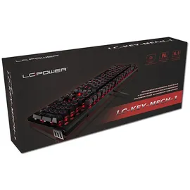 LC-POWER Gaming Tastatur MX-Red DE (LC-KEY-MECH-1)