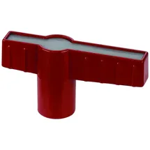 Flamco Flügelgriff lang DN 20-50 Metall beschichtet, Rot