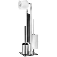 Wenko WC-Garnitur Rivalta Edelstahl glänzend