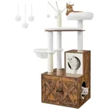 Songmics Kratzbaum 140 cm braun