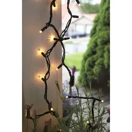 Best Season LED Lichterkette 10 m Schwarz warmweiß