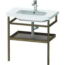 Duravit DuraStyle Handtuchhalter DS988204377 74 x 44 cm, basalt matt/amerikanisch Nussbaum, mit Ablage