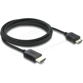 DeLock HDMI-Kabel 8K 60 Hz 2 m Schwarz