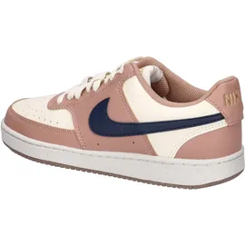 Nike Court Vision Low Next Nature Damen Particle Pink/Pale Ivory/Metallic Gold/Midnight Navy 40,5