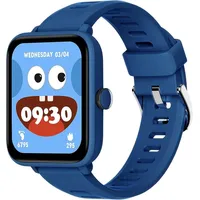 BIGGERFIVE BW01 Smartwatch (3,8 cm, sim), Kinder Smartwatch mit Fitnessfunktionen Herzfrequenz Schlafanalyse blau